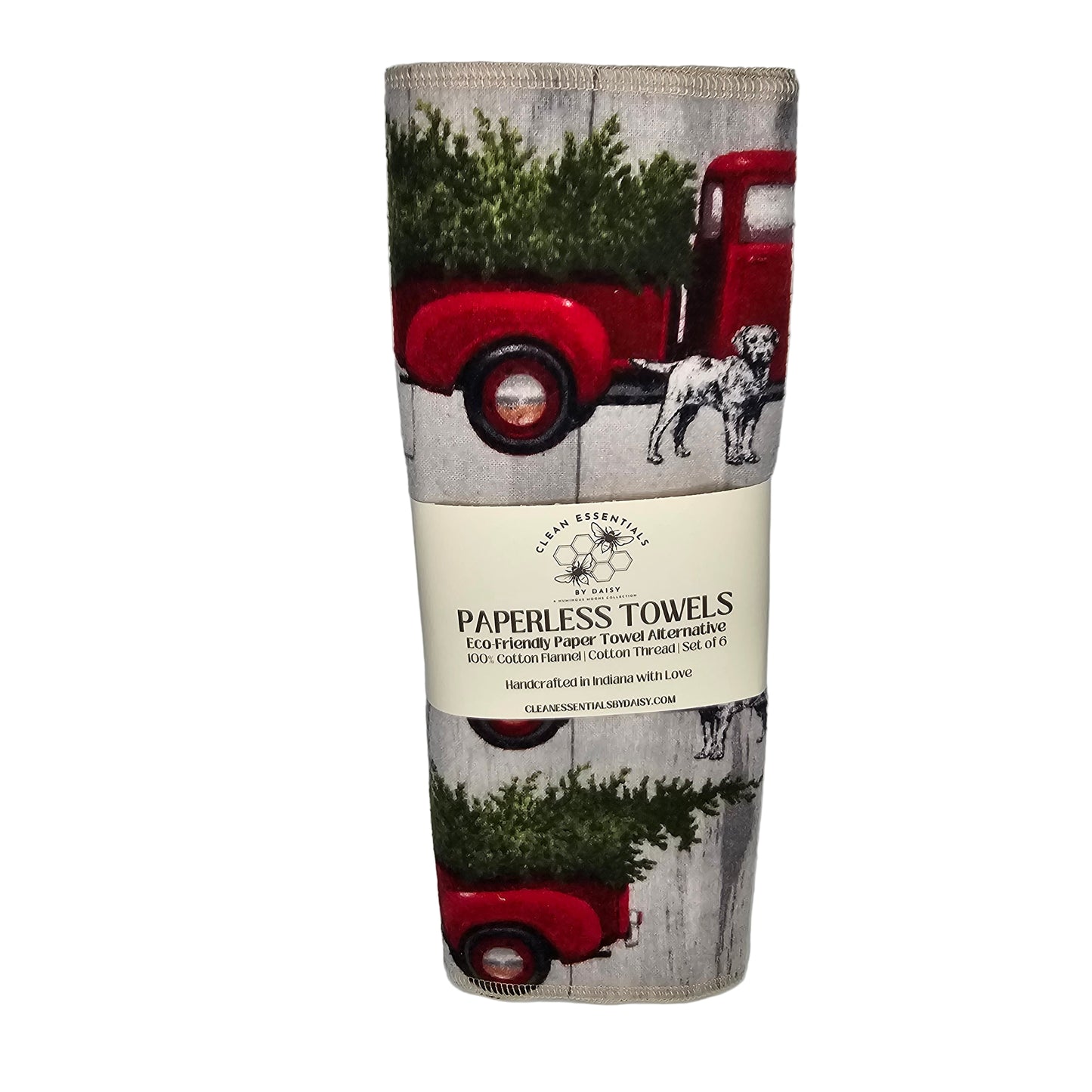 Paperless Towels - Red Truck - Christmas