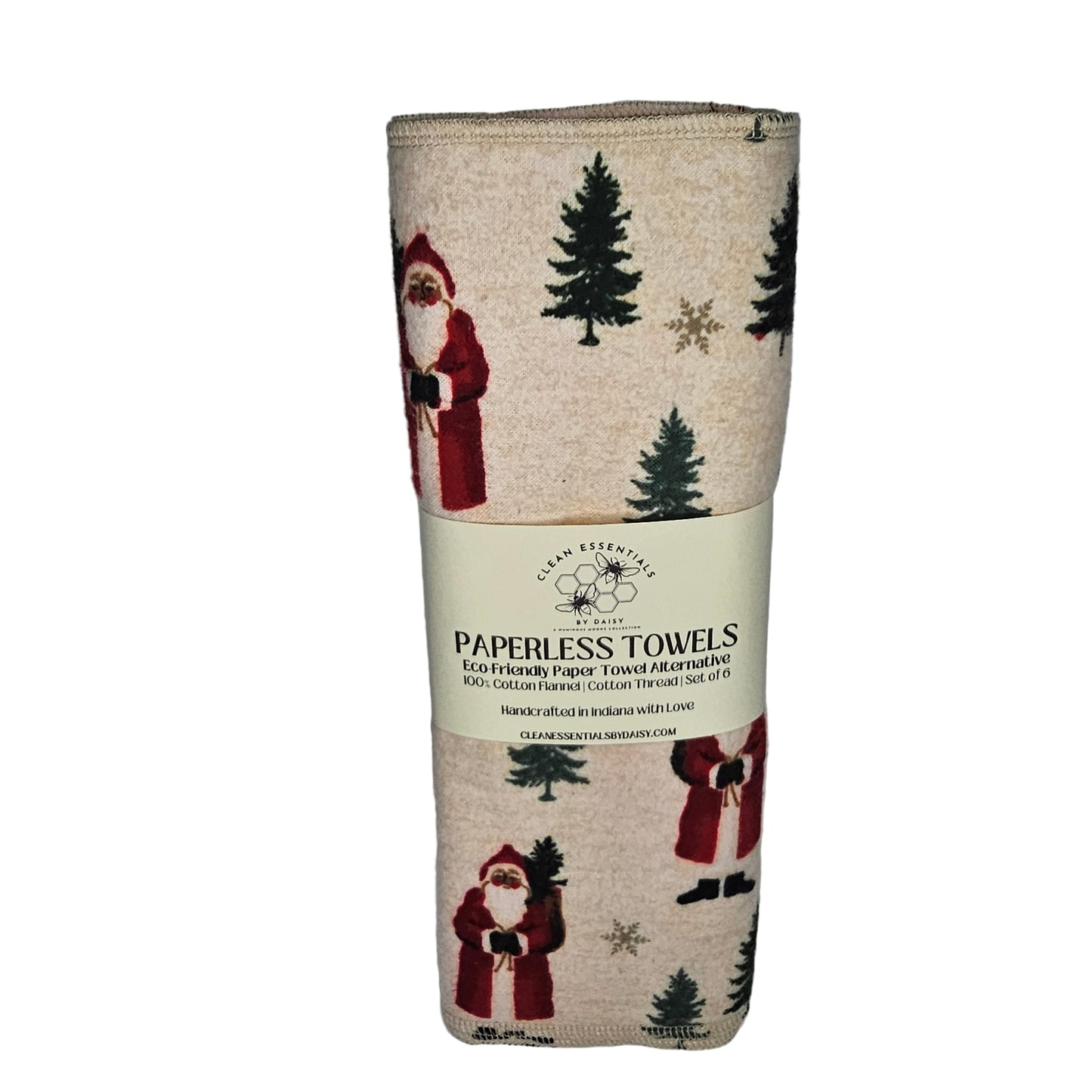 Paperless Towels - Santa - Christmas