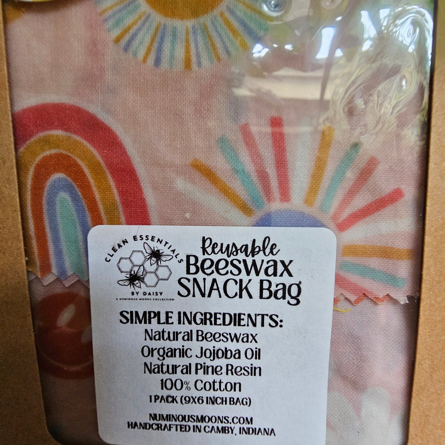 Beeswax Snack Bag - Multiple Prints Available