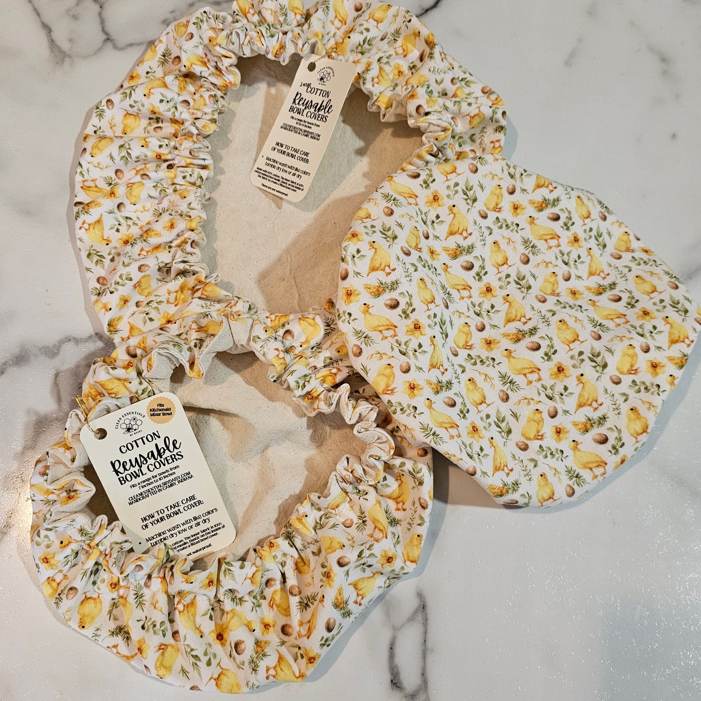 Custom item - Samantha - Large duck/chick bowl cover
