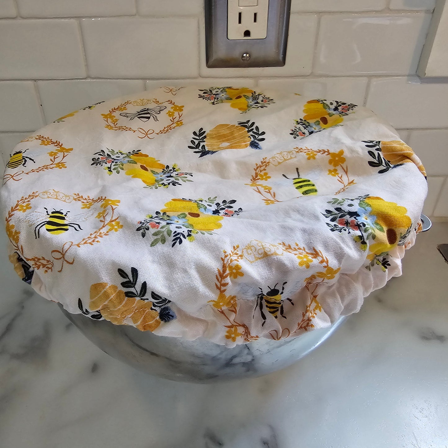 Cotton Bowl Covers, Kitchen Aid Mixer Bowl Cover