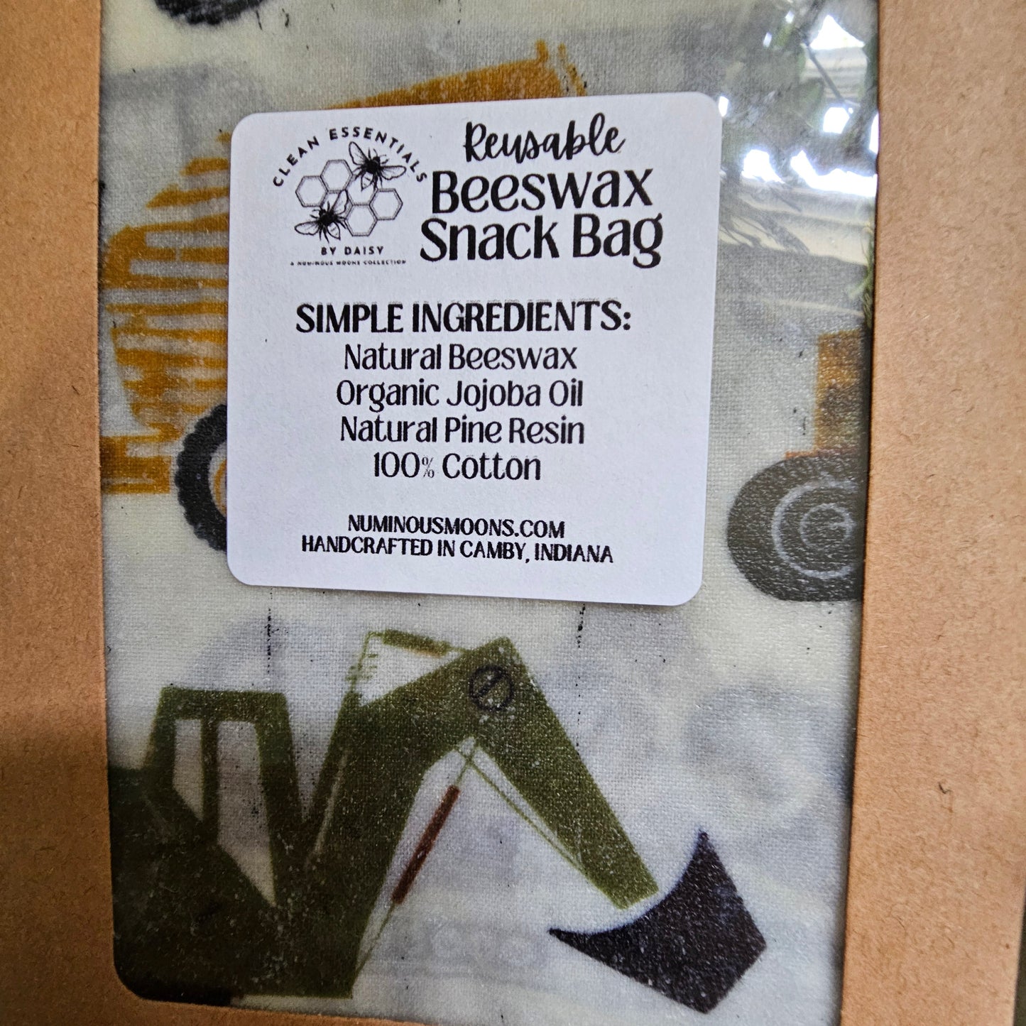Beeswax Snack Bag - Multiple Prints Available
