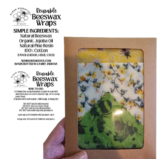 Beeswax Wraps Variety Pack Size 1