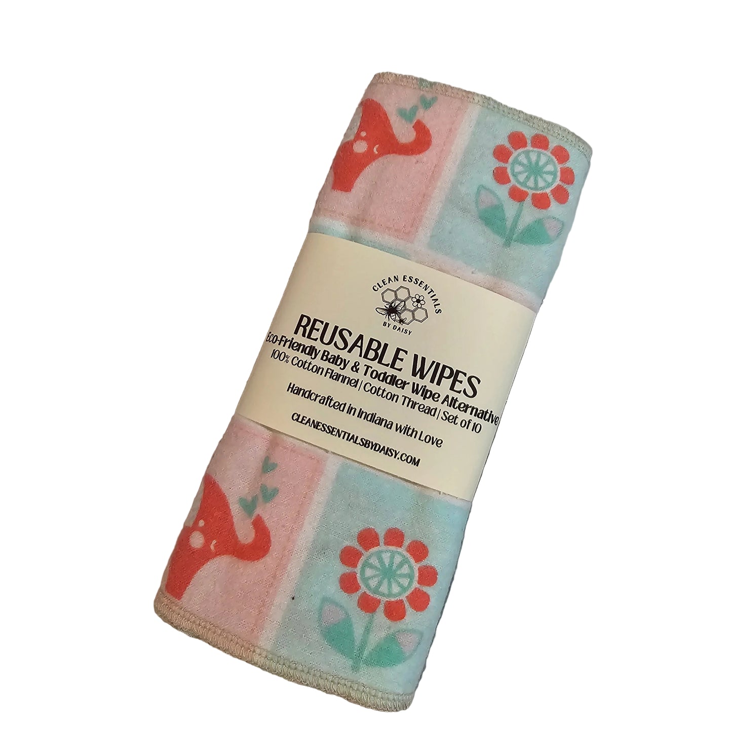 Reusable Cloth Baby & Toddler Wipes