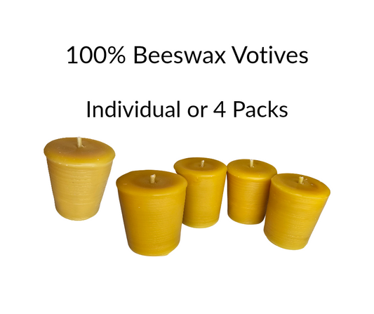 100% Beeswax Votives