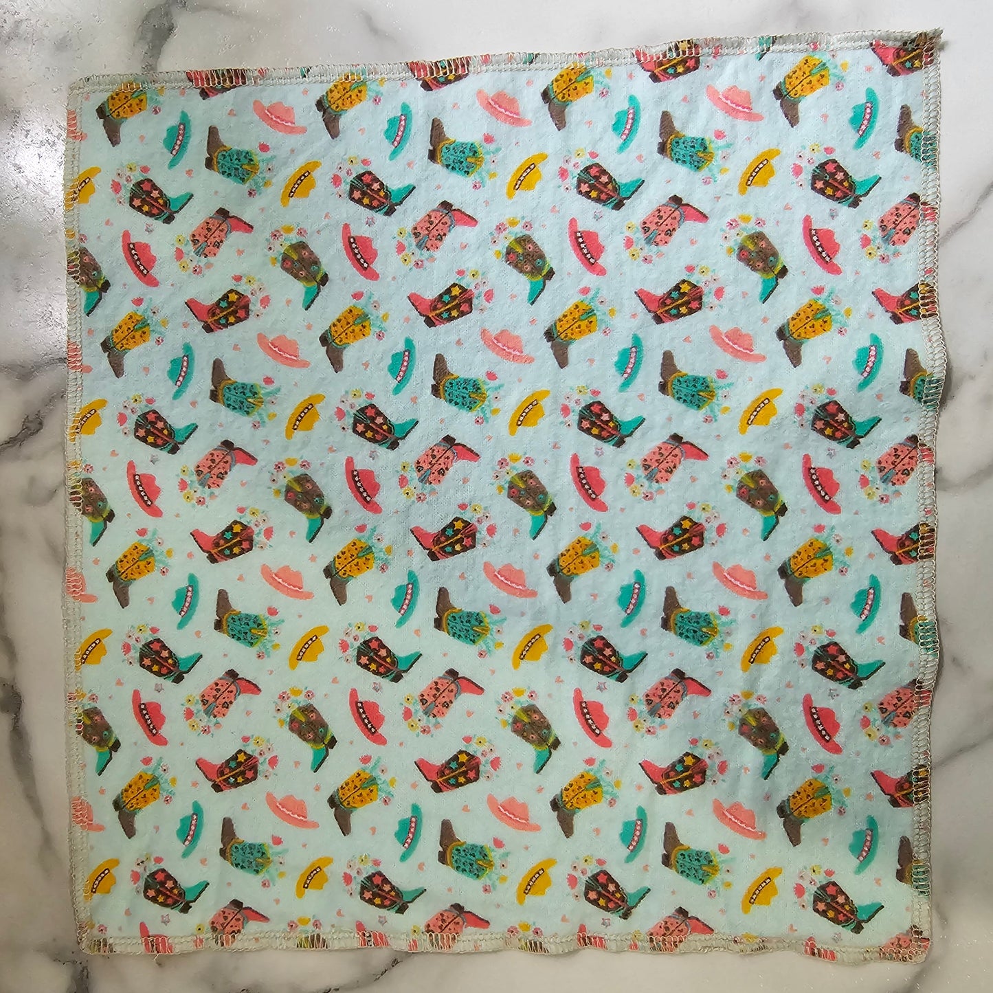 Individual Paperless Towel - Cowboy Boots