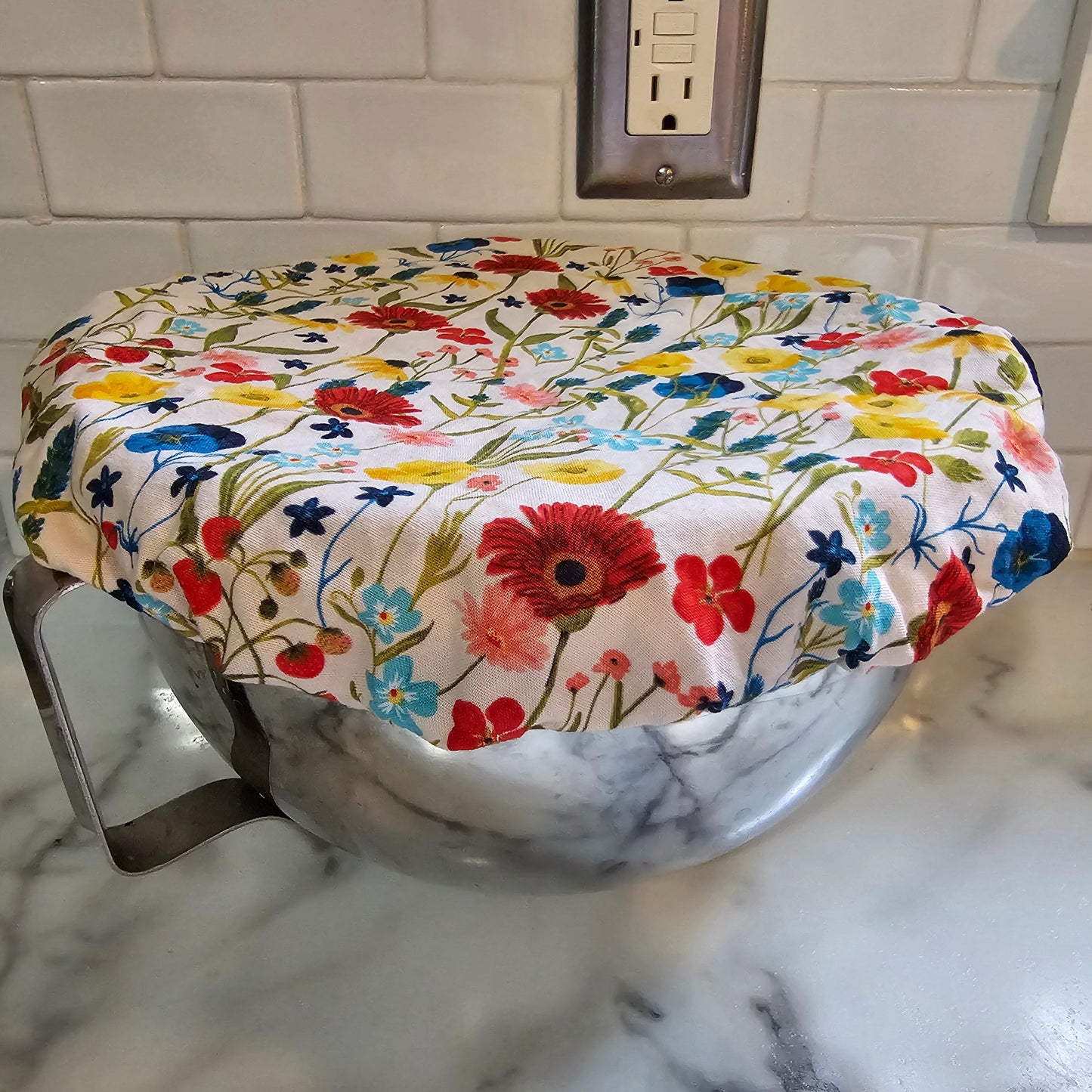 Cotton Bowl Covers, Kitchen Aid Mixer Bowl Cover