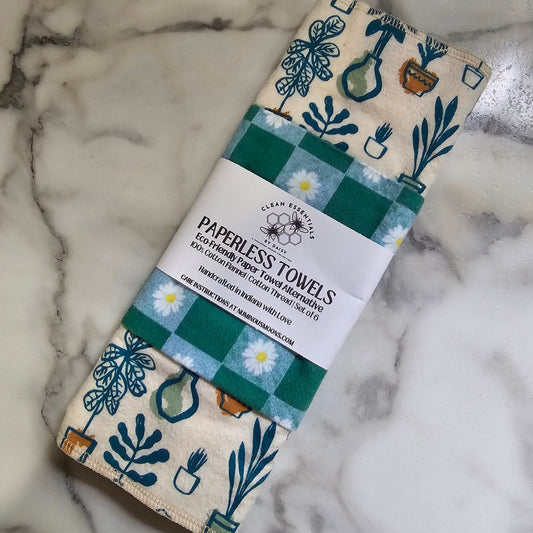 Paperless Towels - Plants Set - LAST ONE!