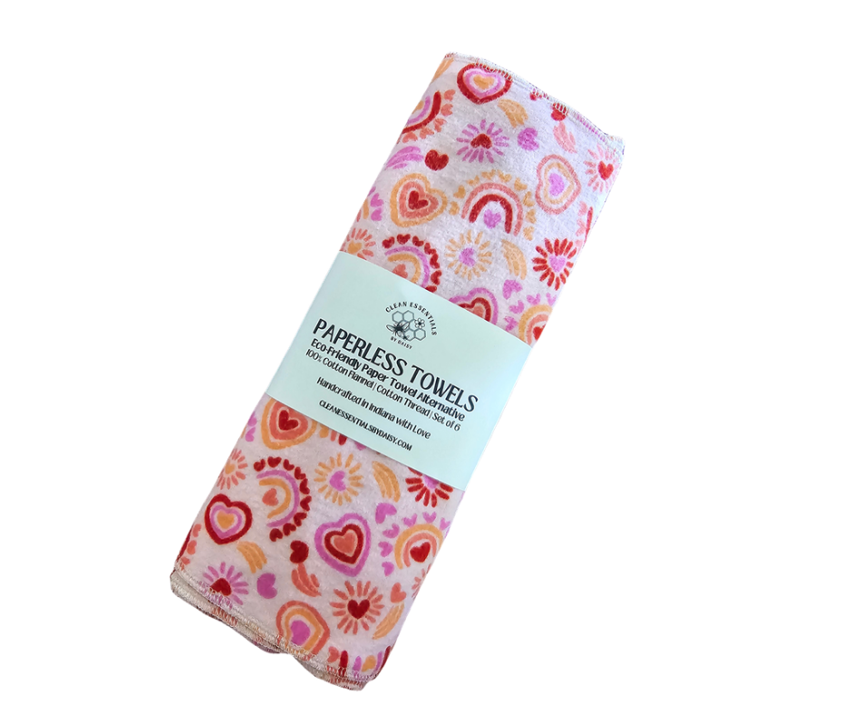 Paperless Towels- Hearts